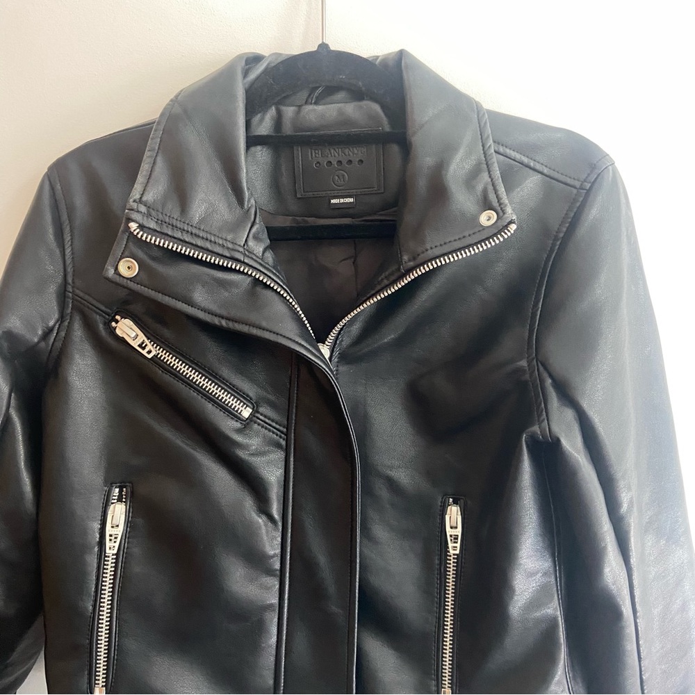 BlankNYC Faux Leather Moto Jacket